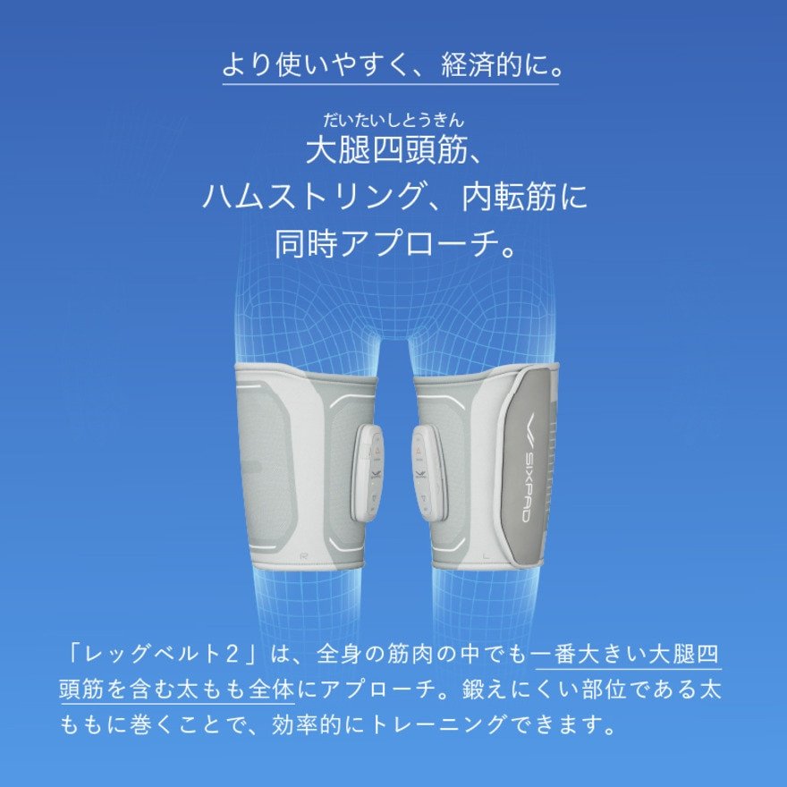 シックスパッド（SIXPAD）（メンズ、レディース）レッグベルト2 M-L