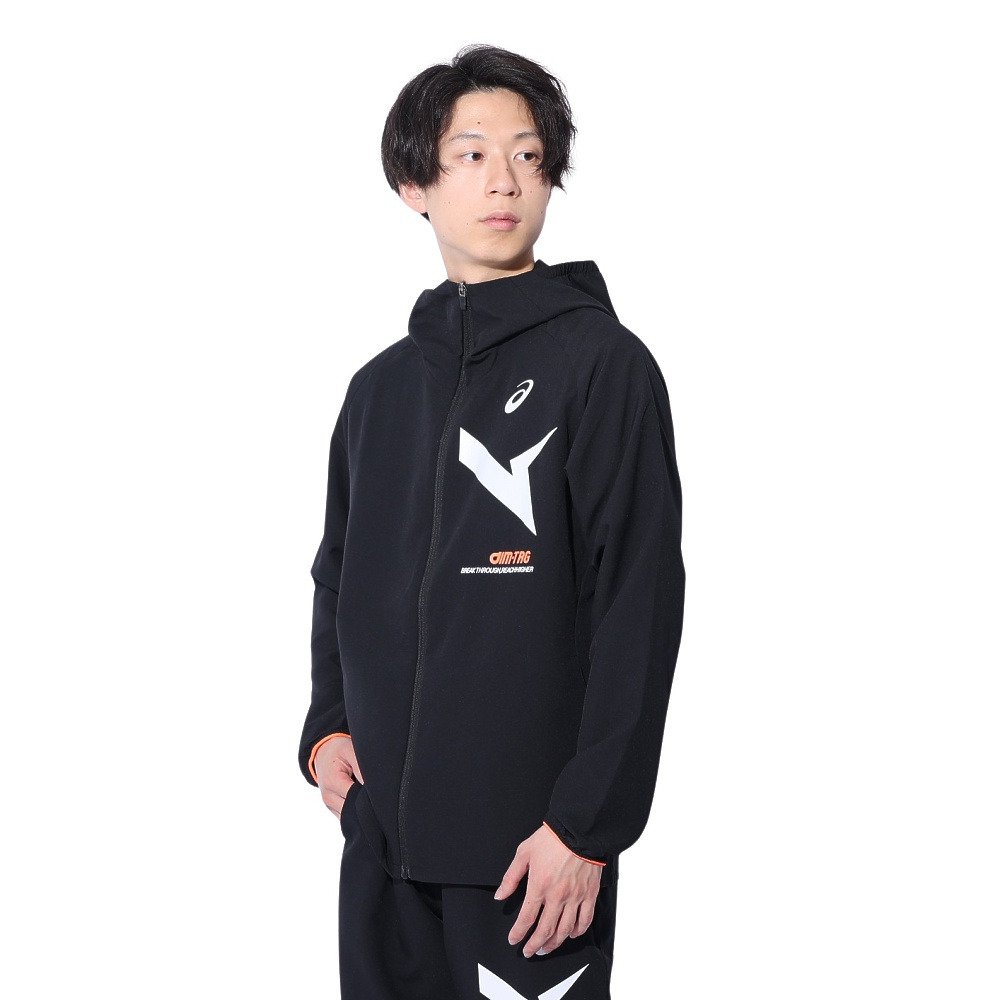 アシックス（ASICS）（メンズ）ジャケット uv 吸汗速乾 ブラック 黒