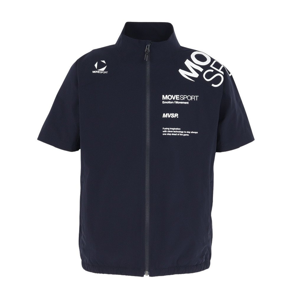 デサント（DESCENTE）（メンズ）クロス半袖ジャケット ST5SJKX0MB NV00