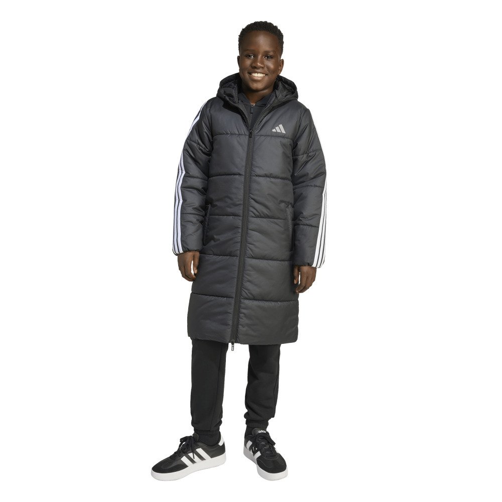 アディダス（adidas）（キッズ）キッズ 3ストライプロングコート JYD14