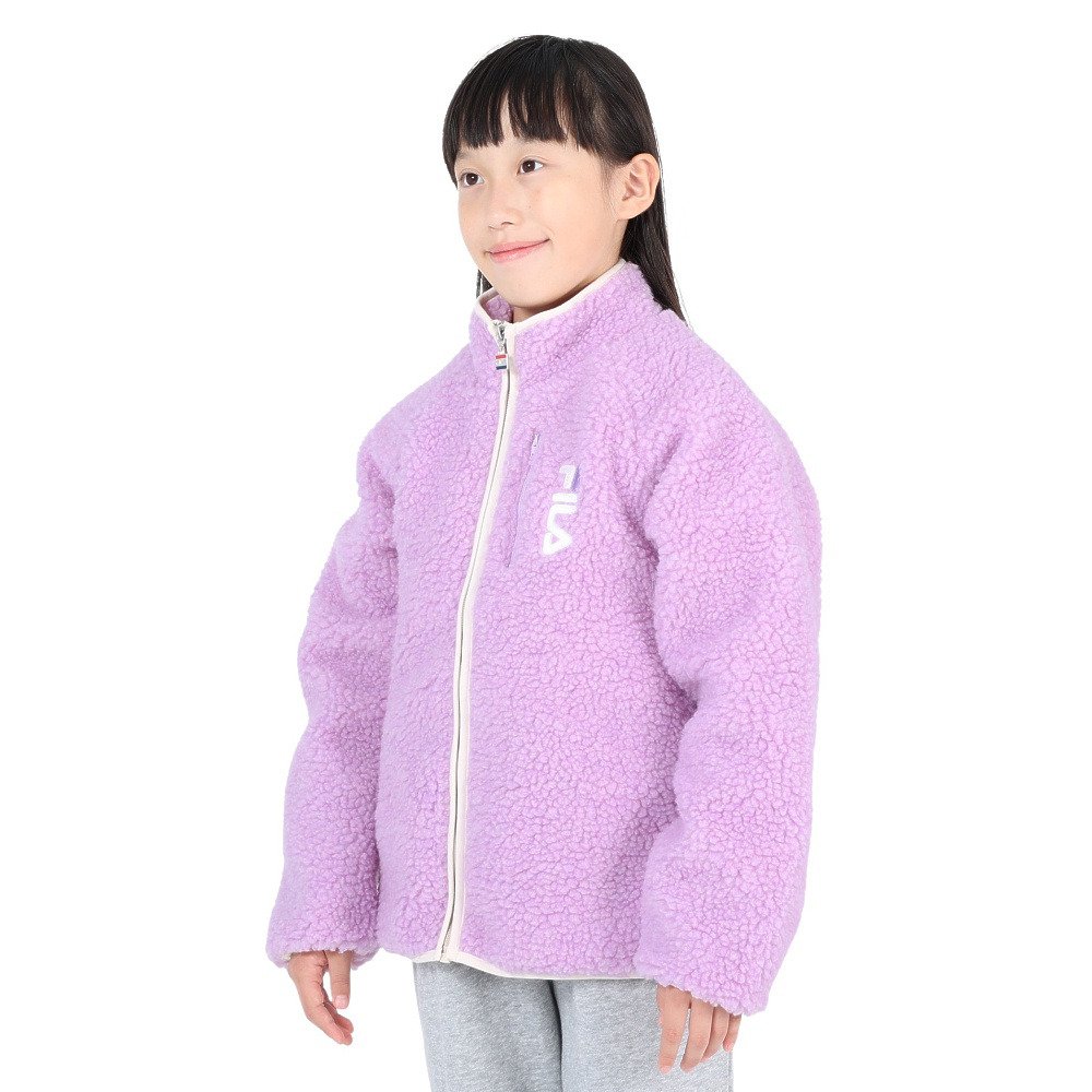 フィラ（FILA）（キッズ）ジュニア ボアジャケット 143-708LAV