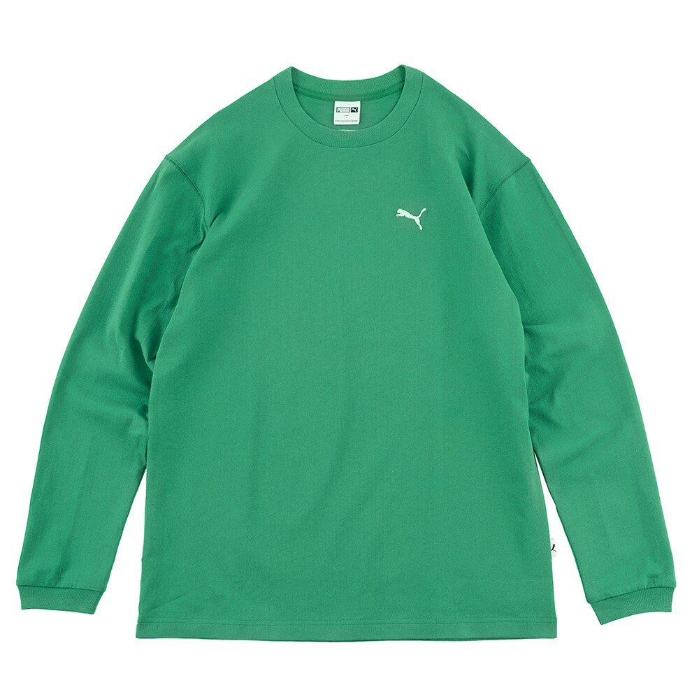 プーマ（PUMA）（メンズ）MWQ 長袖Tシャツ 630169 86 GRN