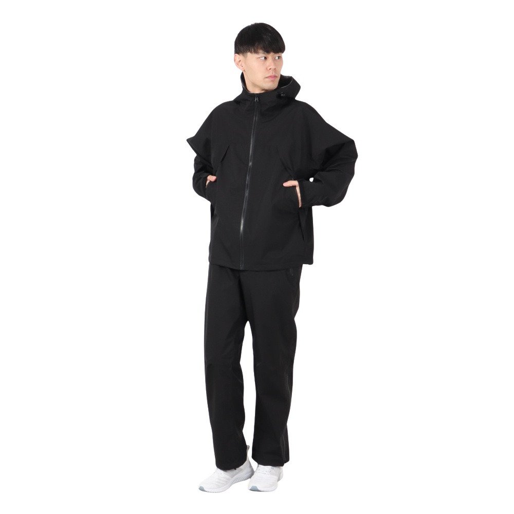 キウ（Kiu）（メンズ）レインセットアップ 上下セット K410-900 ブラック