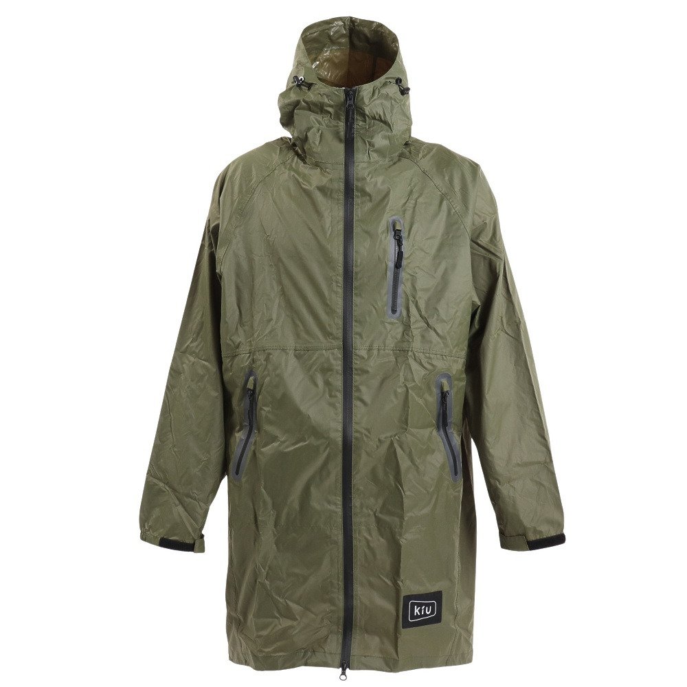 キウ（Kiu）（メンズ、レディース）レインコート レインジップアップ