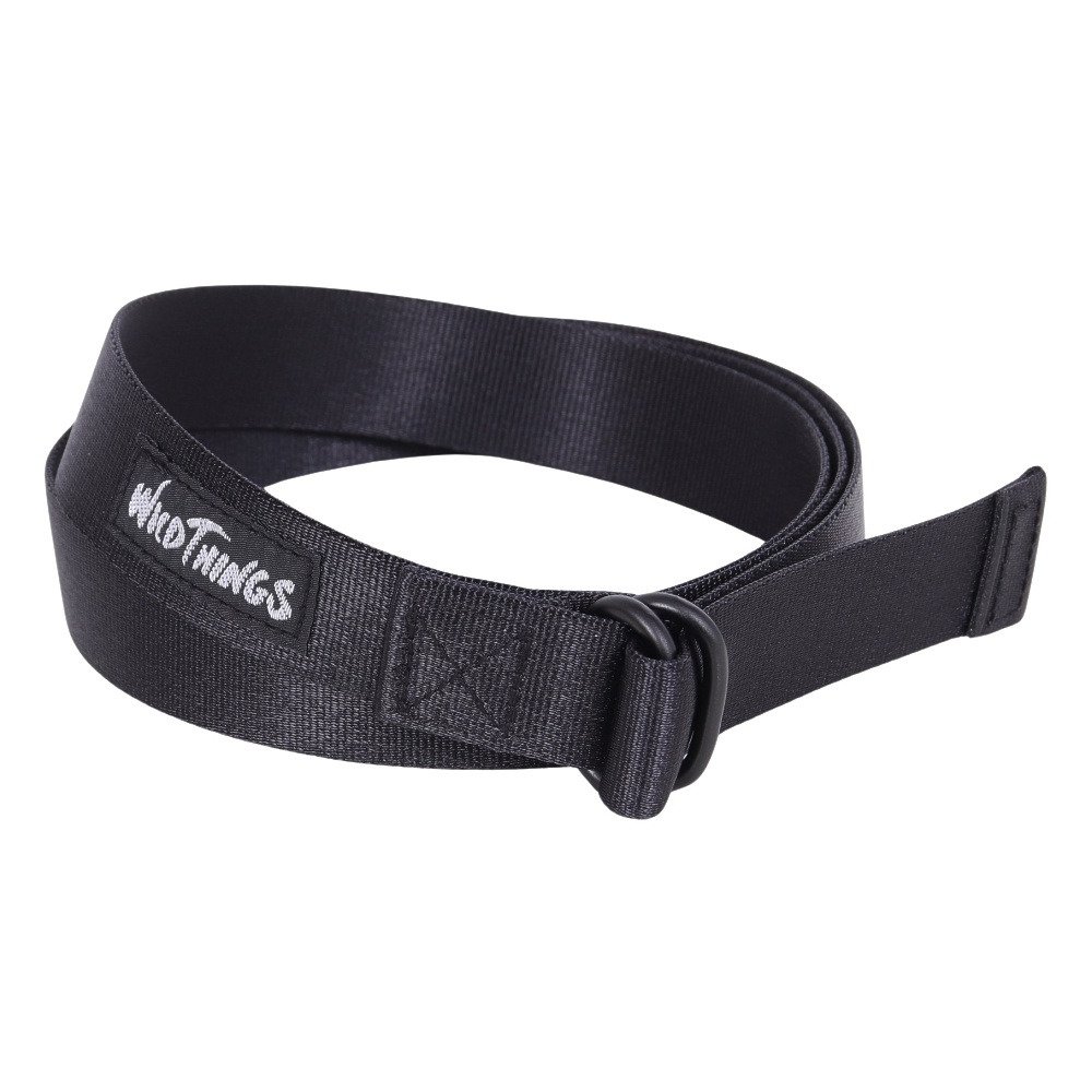 VISVIM ダブルリング レザーベルト 32 ブラック VISVIM ダブルリング