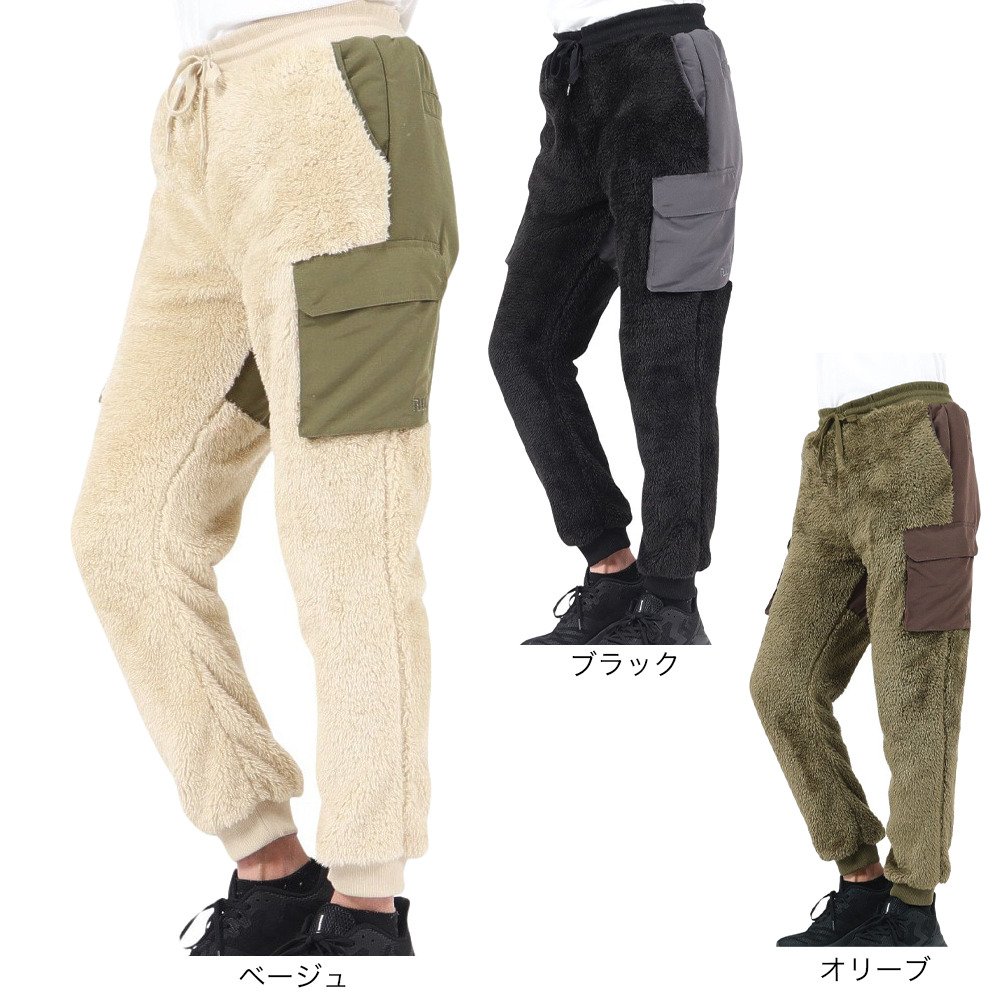 リーフ（REEF）（メンズ）シェルパフリースロングパンツ RFPTM2305-BEG