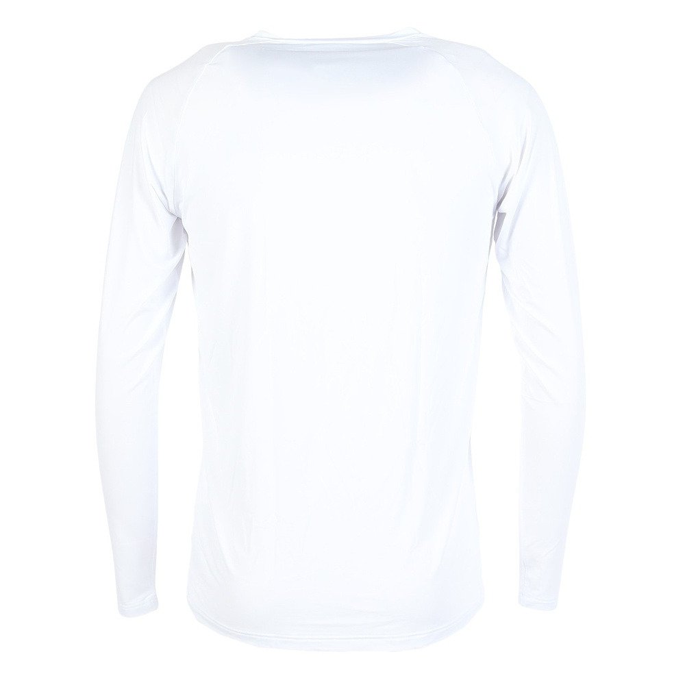 クー（Coo.）（メンズ）Vネック 長袖シャツ ドライプラスクール 白