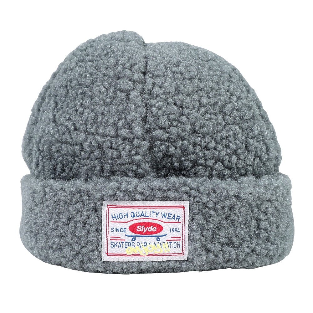 スライド（SLYDE）（メンズ）ニット帽 ボア ビーニー SL23FW-HAT005GRY