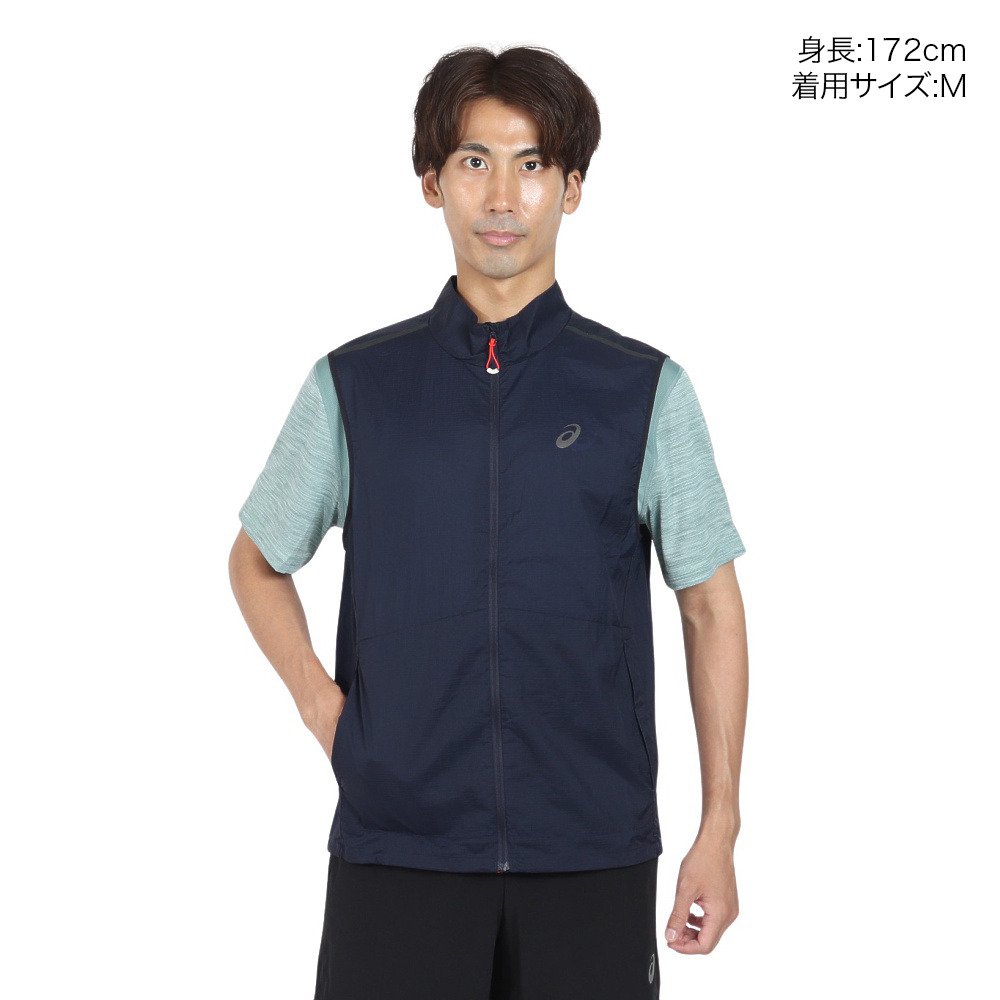 アシックス（ASICS）（メンズ）METARUN パッカブルランベスト 2011C980.401