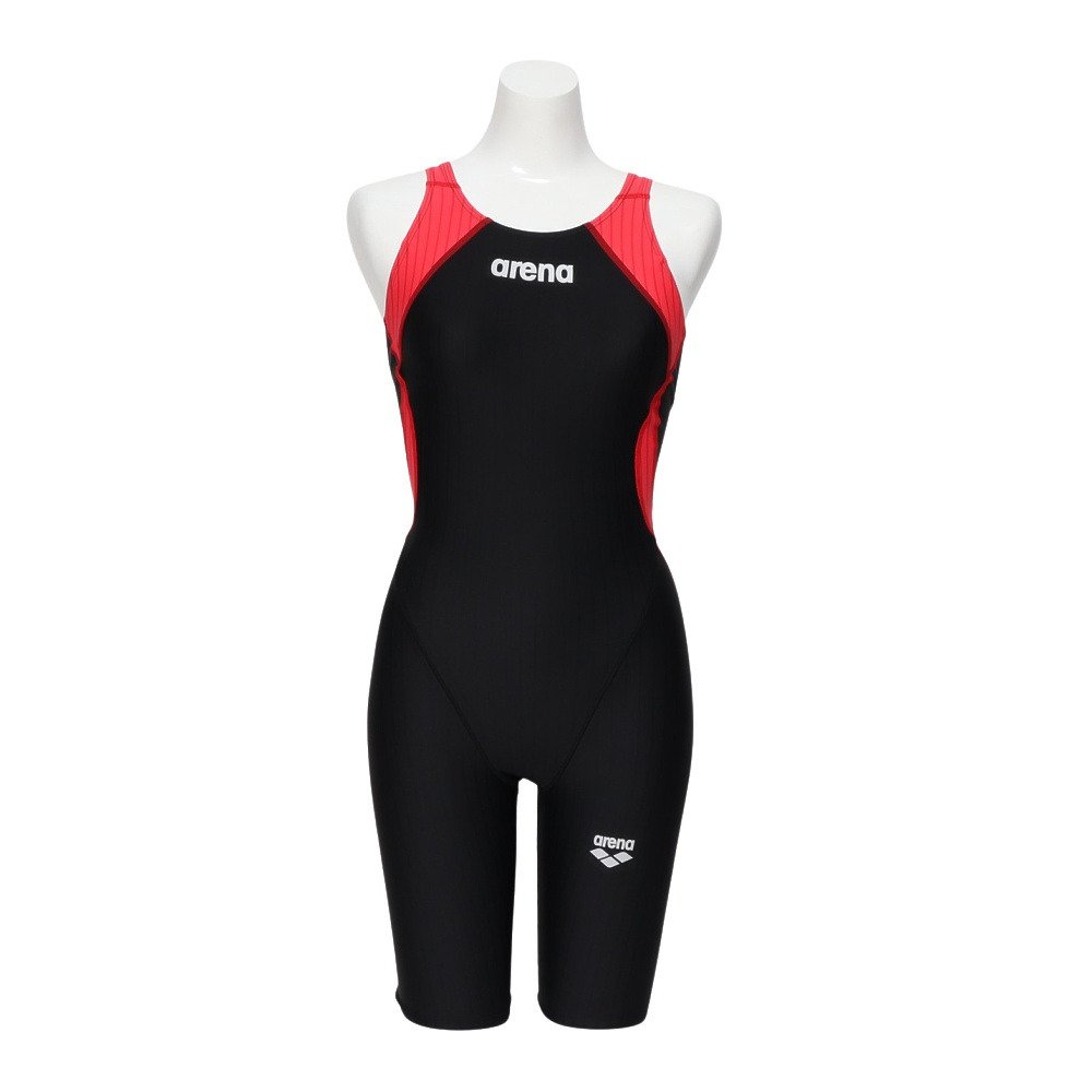 アリーナ（ARENA）（レディース）競泳水着 水泳 アクアレーシング 黒