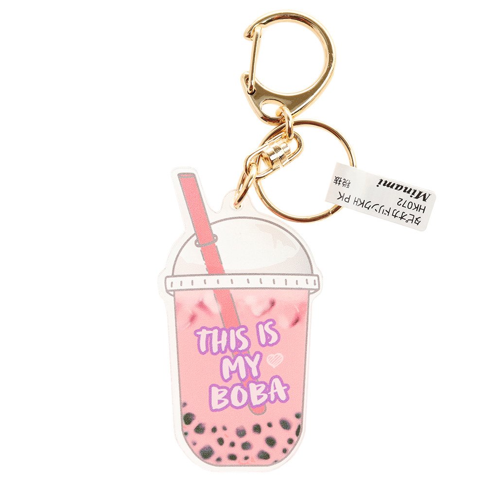 ミナミ（Minami）（キッズ）タピオカドリンクキーホルダー PK