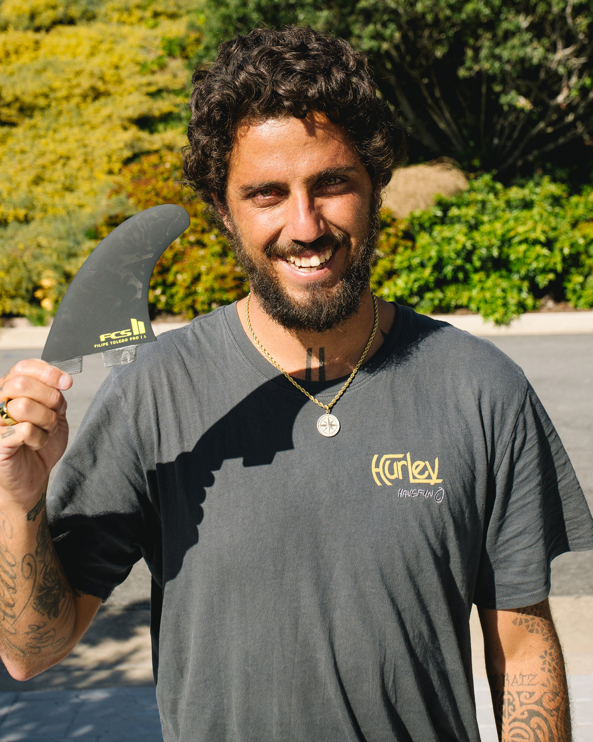 FCS II Filipe Toledo PG Pro Tri Fin Set - FCS US