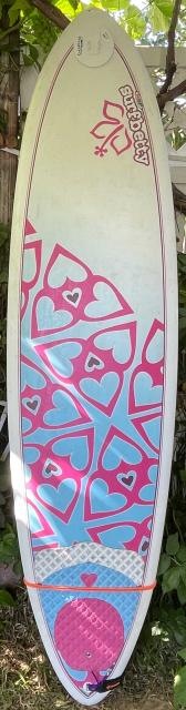 NSP surfbetty サーフボード ハート柄 ロングボード NSP surfbetty