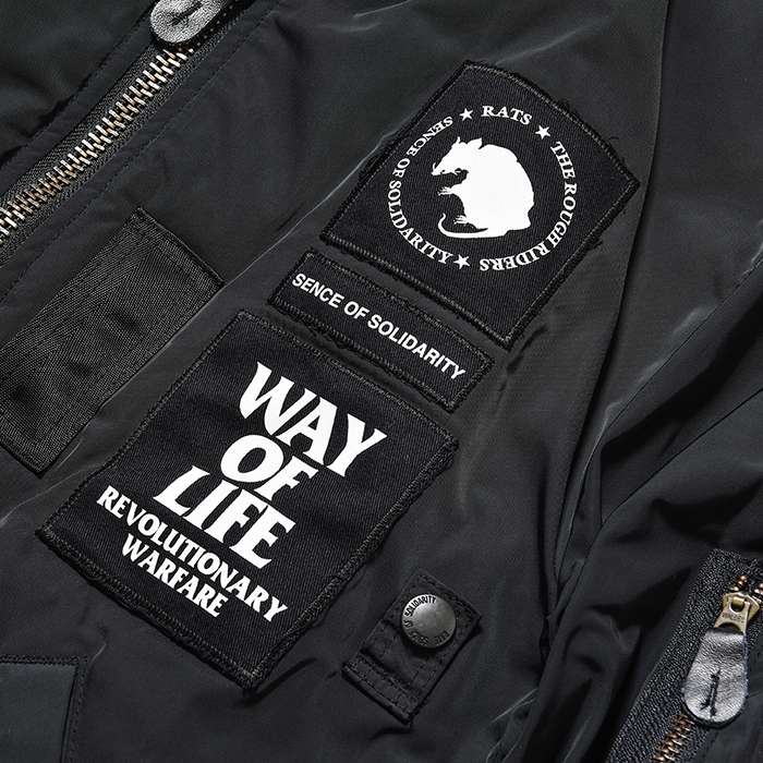 SURPRISE(サプライズ) / MA-1 (PATCH) *ブラック*