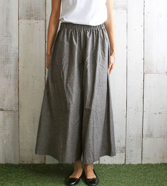 実物大型紙【No.420】ワイドキュロットパンツ(SML・2L) [M便 1/3]の