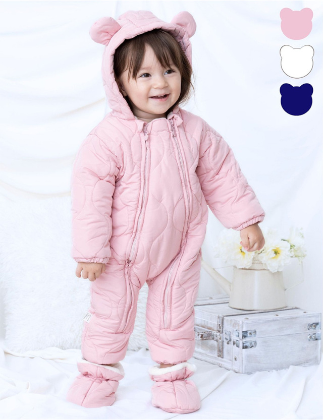 ゆり】パタゴニア ジャンプスーツ 12-18M ピンク patagonia ベビー