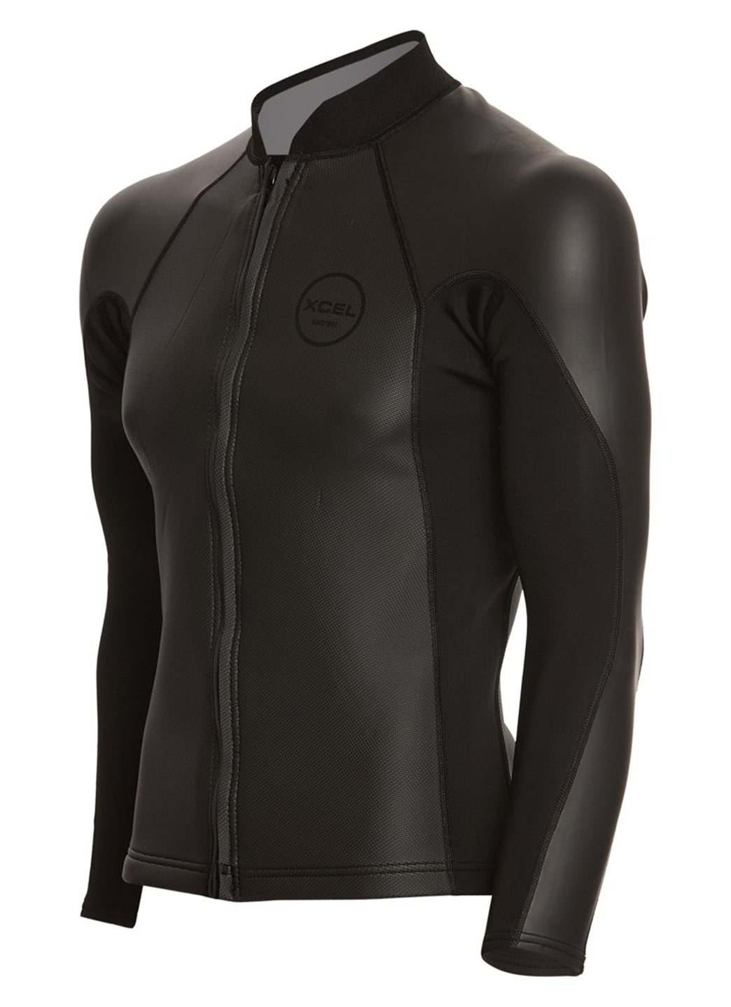 Xcel Men's 2/1MM Axis SharkSkin Front Zip Wetsuit Jacket at