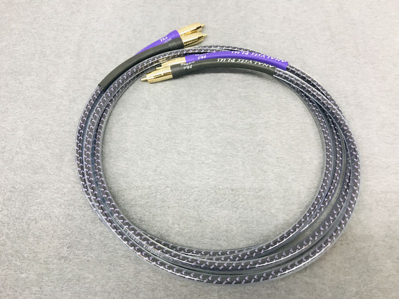 アナリシスプラス Solo Crystal Oval In RCAケーブル 1mペア