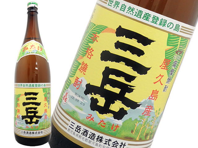 芋焼酎 三岳 25度 1800ml