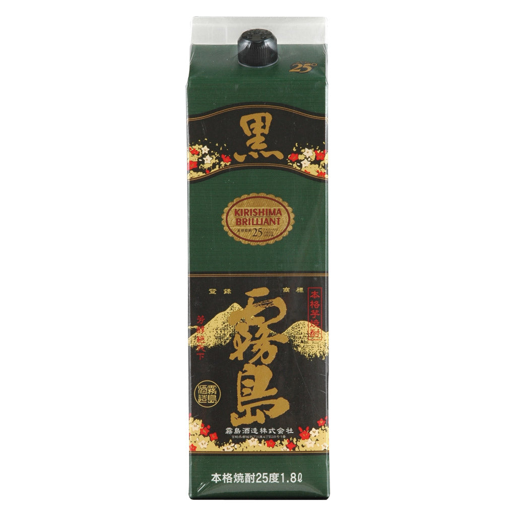 黒霧島 25度 1800mlパック – 酒類ドットコム