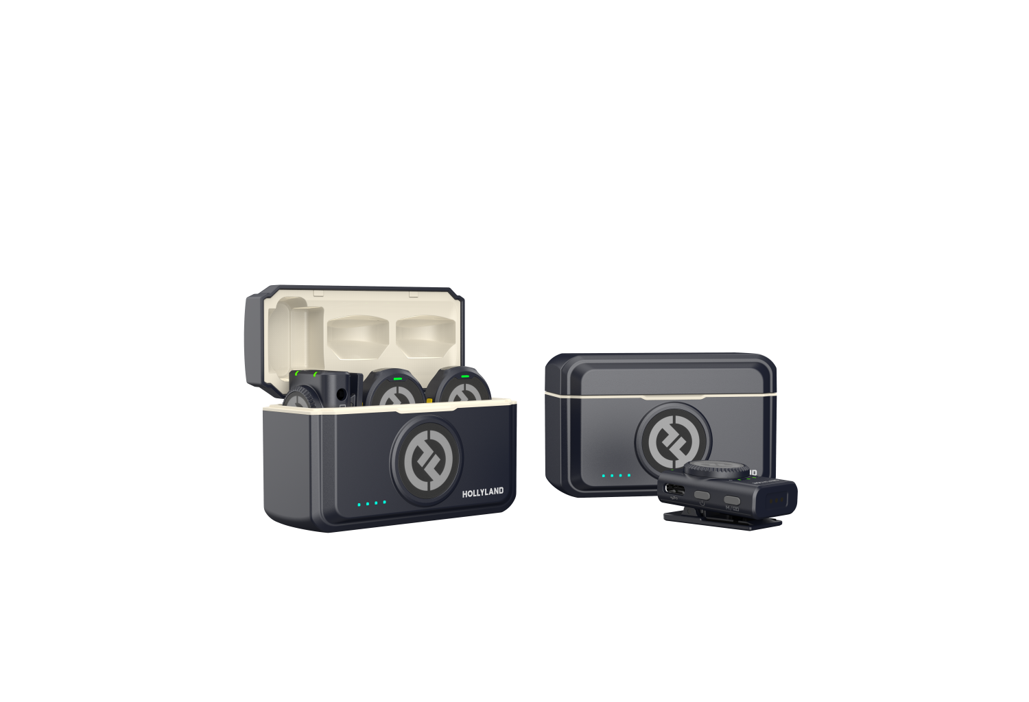 Hollyland Lark M2 Combo (Shine Charcoal) / SYNTEX.TV