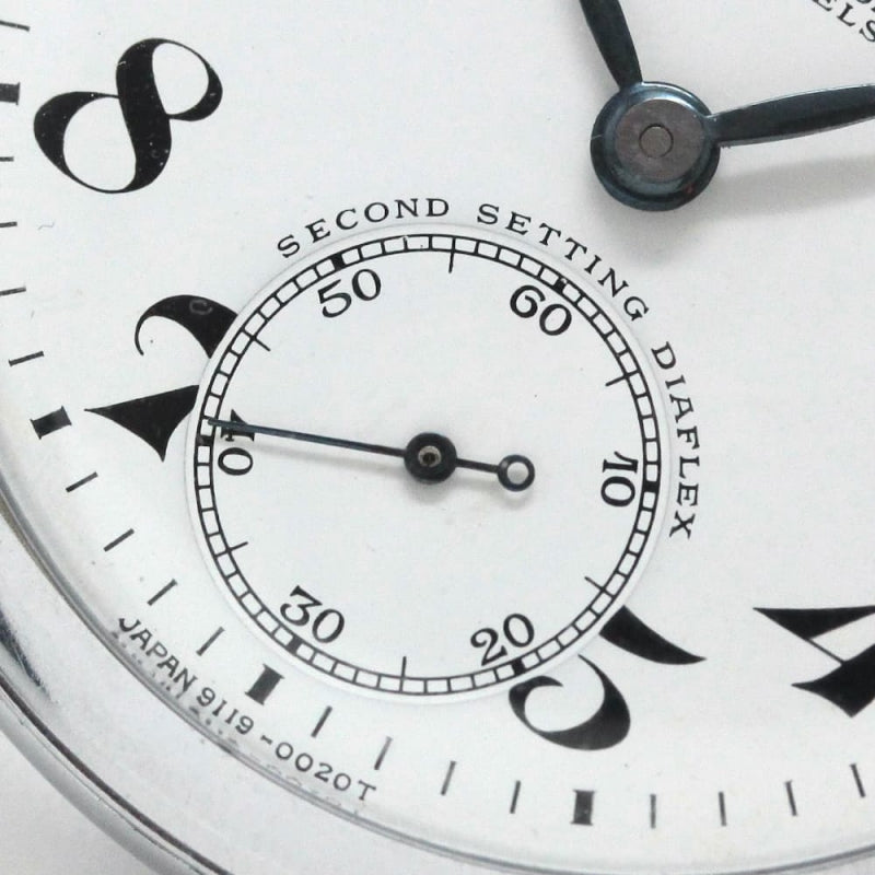 昭和41年の19セイコー鉄道時計/15石/秒針止め機能/絶版時計/19seiko