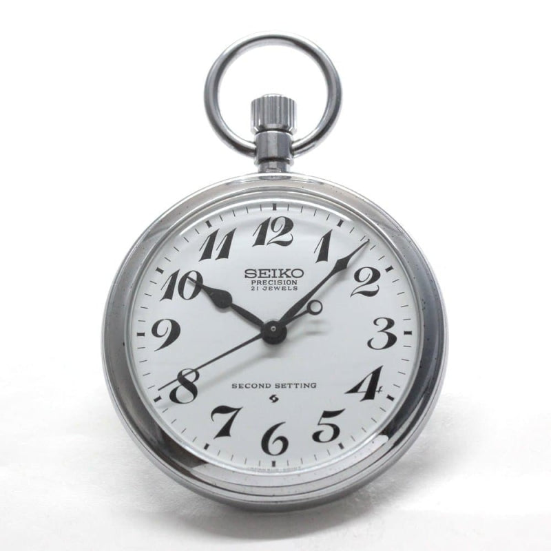 昭和の機械式セイコー鉄道時計/21石/19seiko-1263 – 正美堂時計店