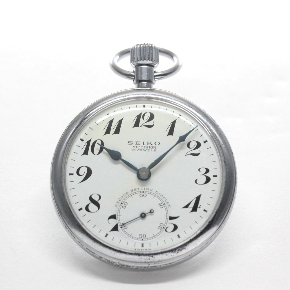 国鉄モデル 昭和40年の19セイコー鉄道時計/15石/秒針止め機能/絶版時計