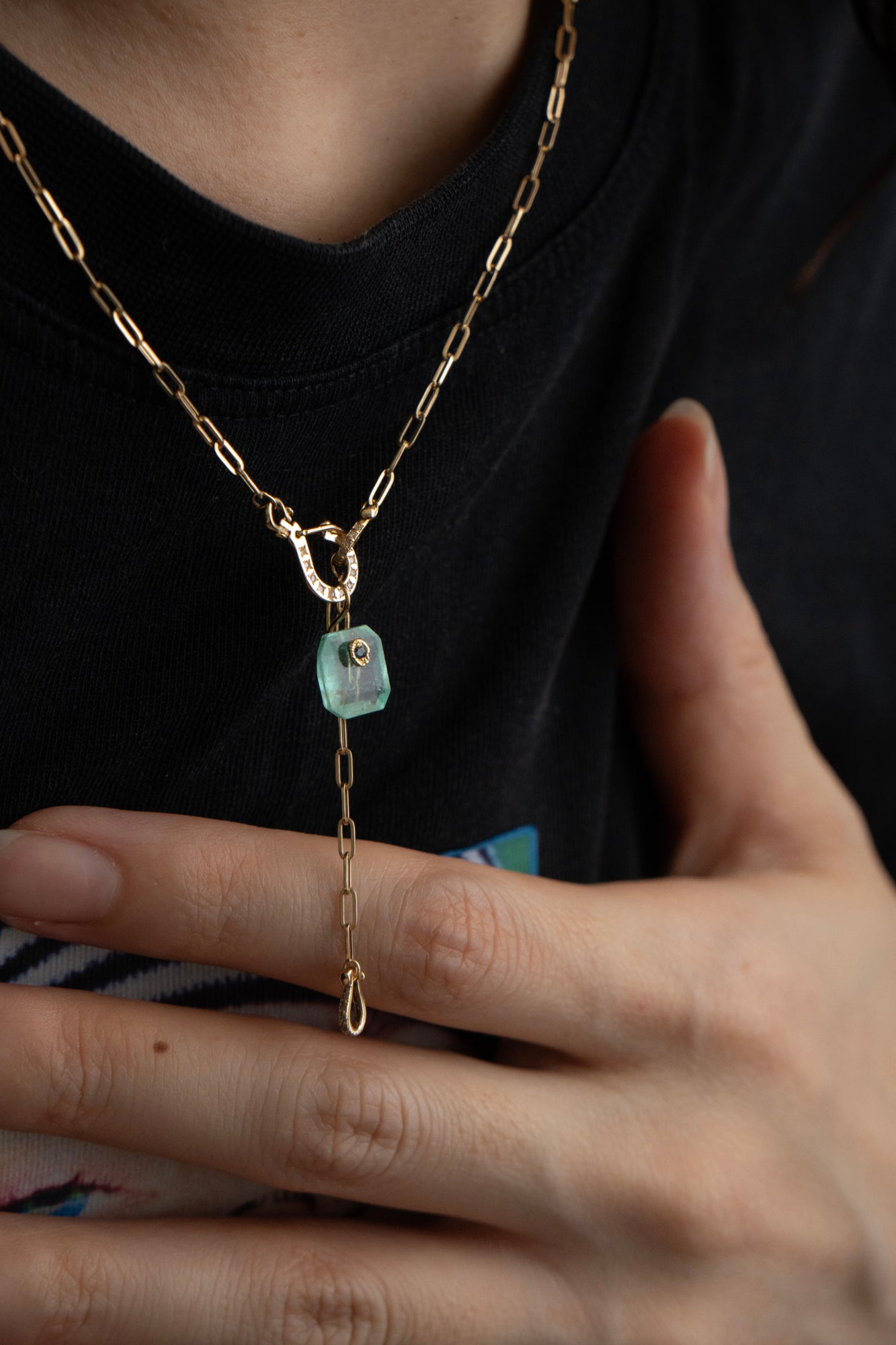 MONAKA jewellery Flat Emerald モナカジュエリー エメラルド