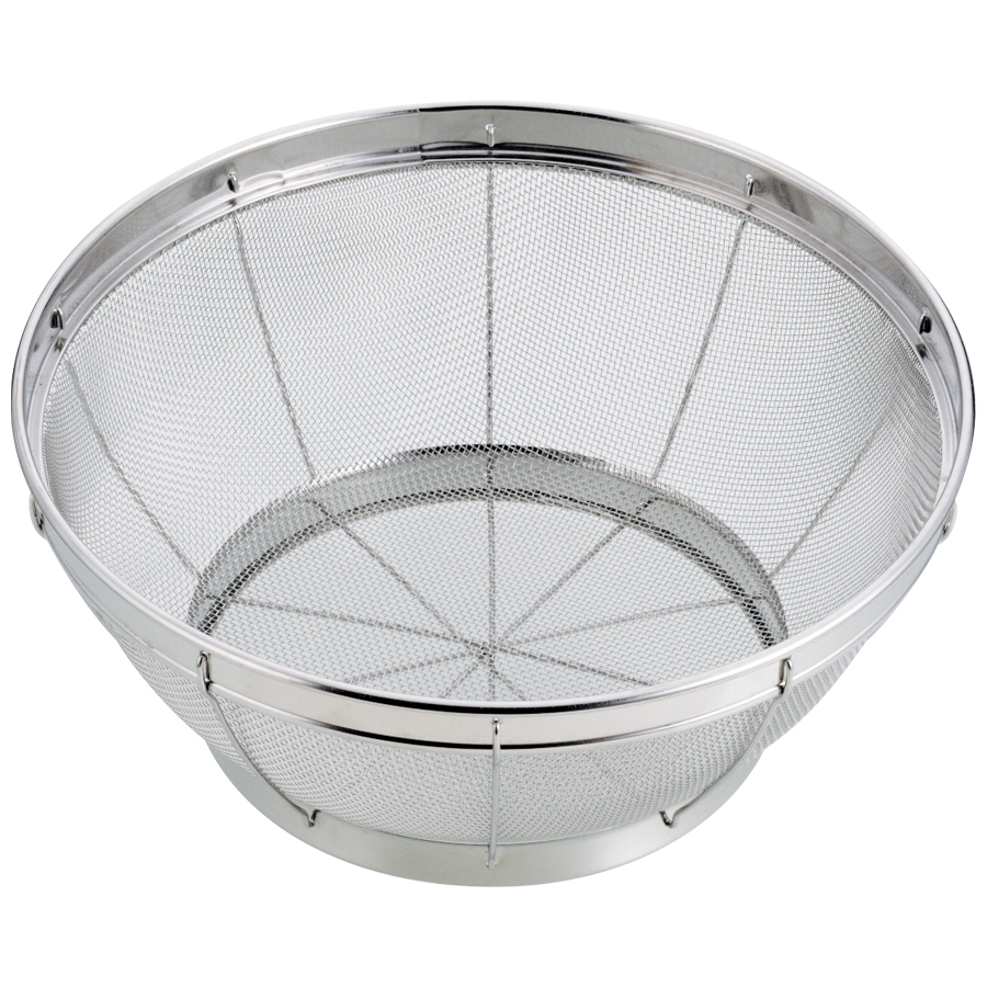 アットアクア ステンレス製キッチンザル40cm HB-4087