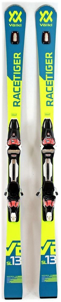 2019 Volkl Racetiger SL 165cm Used Demo Skis w Bindings - Powder7