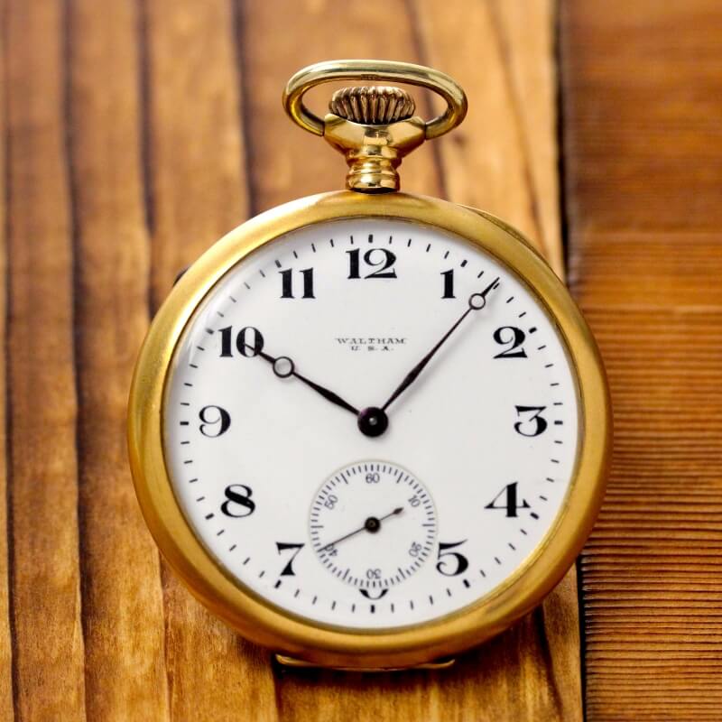 Sold out】絶版モデルのアメリカンウォルサム（WALTHAM）社製18k金無垢