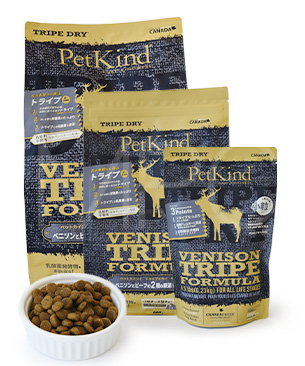 ペットカインド グリーントライプ＆ワイルドサーモン 小粒