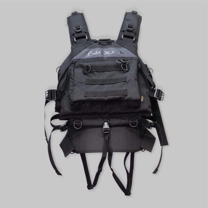 ジャッカル バーサタイルゲームベスト ブラック - 釣具のポイント