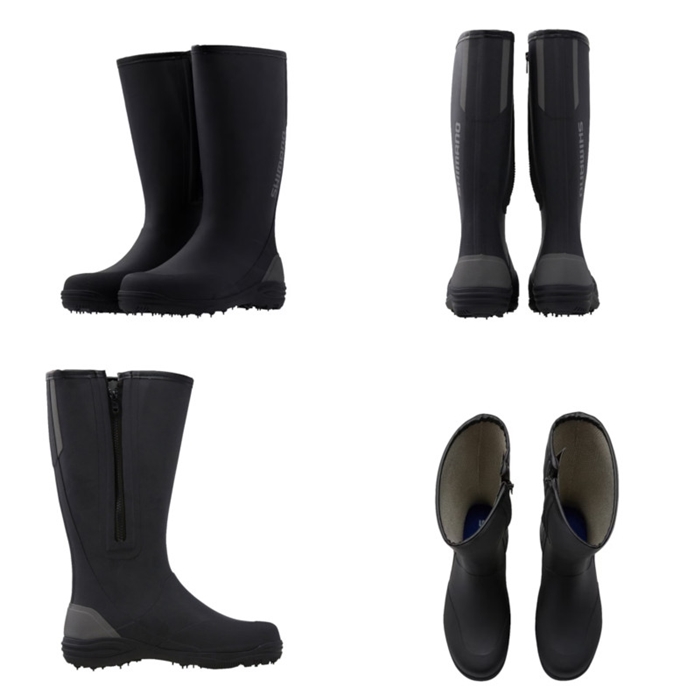 シマノ ジップアップブーツ スパイク M ブラック FB-040X - 釣具の