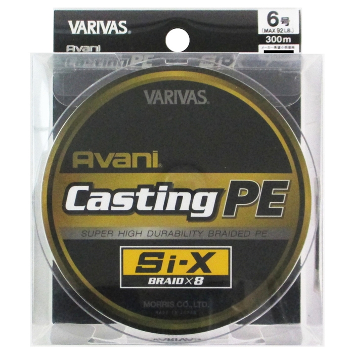 バリバス VARIVAS アバニ キャスティングPE Si-X 300m 6号 - 釣具の