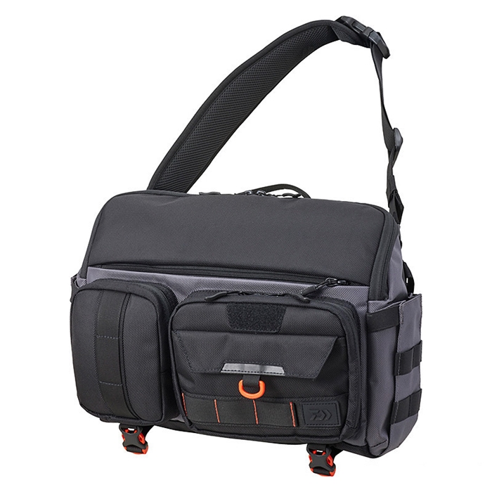 ダイワ HG メッセンジャーバッグ(C) グレーオレンジ - 釣具のポイント