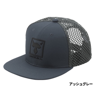 ジャッカル メッシュフラットキャップ ブラック - 釣具のポイント