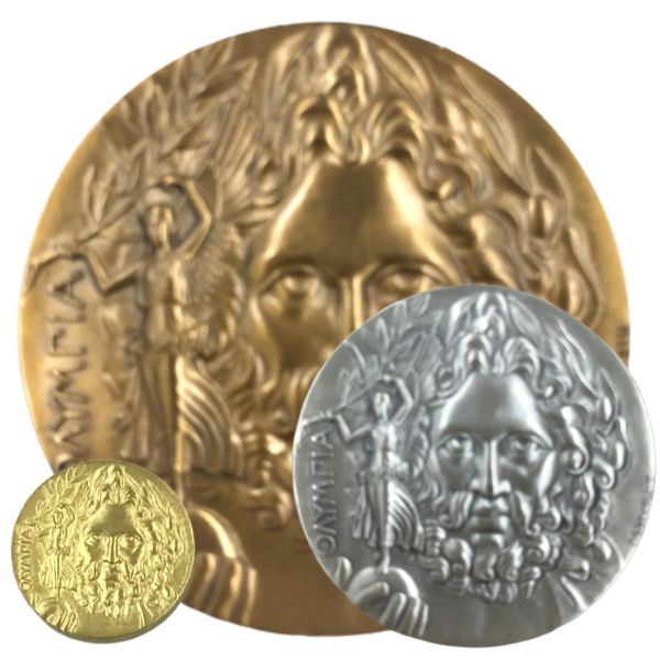 オリンピック 優勝メダル 第1回アテネ大会 純金 純銀 銅 3点セット