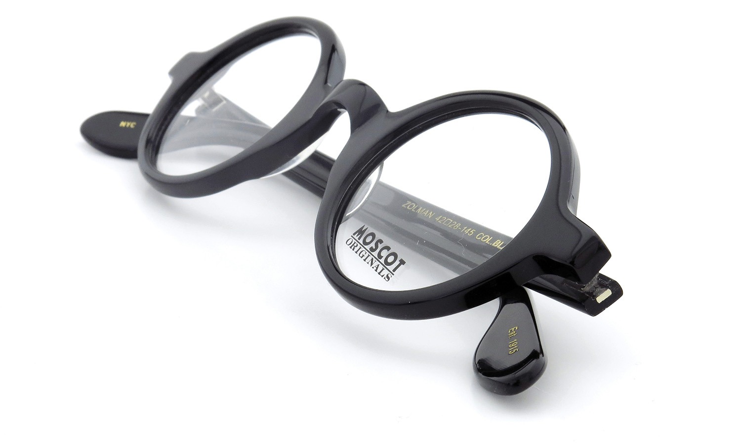 モスコット MOSCOT 丸メガネ ZOLMAN ゾルマン 42size通販 Col.BLACK