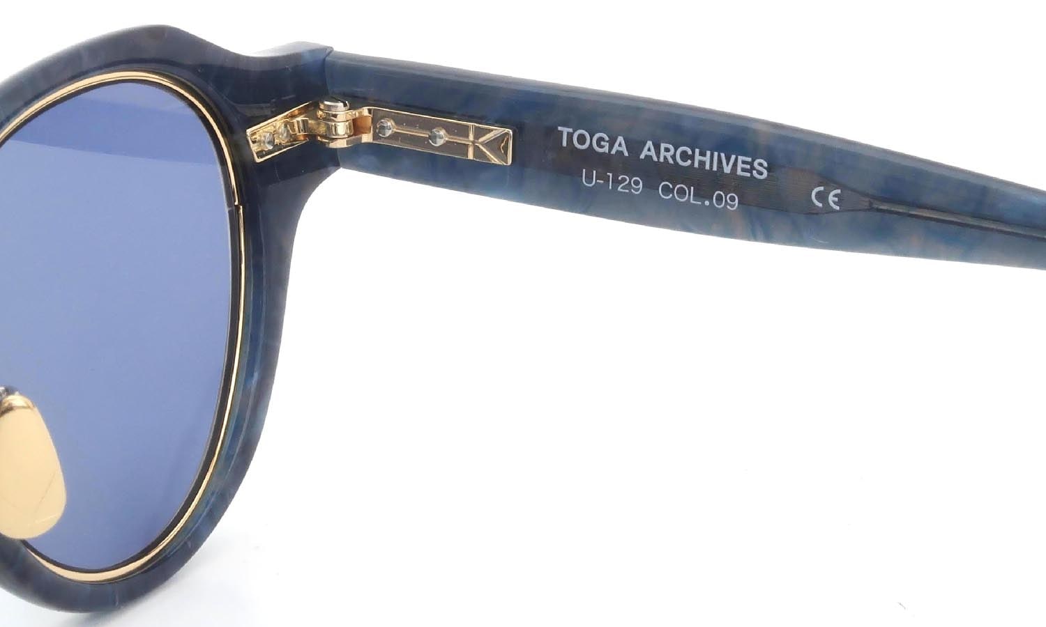 TOGA × YUICHI TOYAMA. サングラス U-129 DFW通販 col.09 navy (取扱店