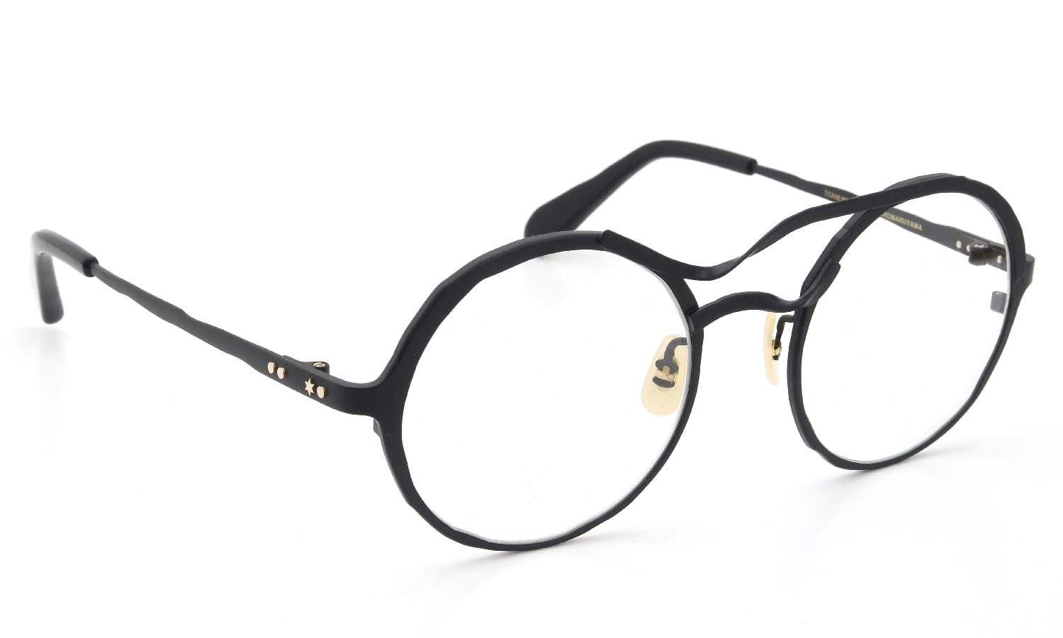 MASAHIROMARUYAMA 丸メガネ MM-0037通販 col.2 BLACK/BLACK (twist