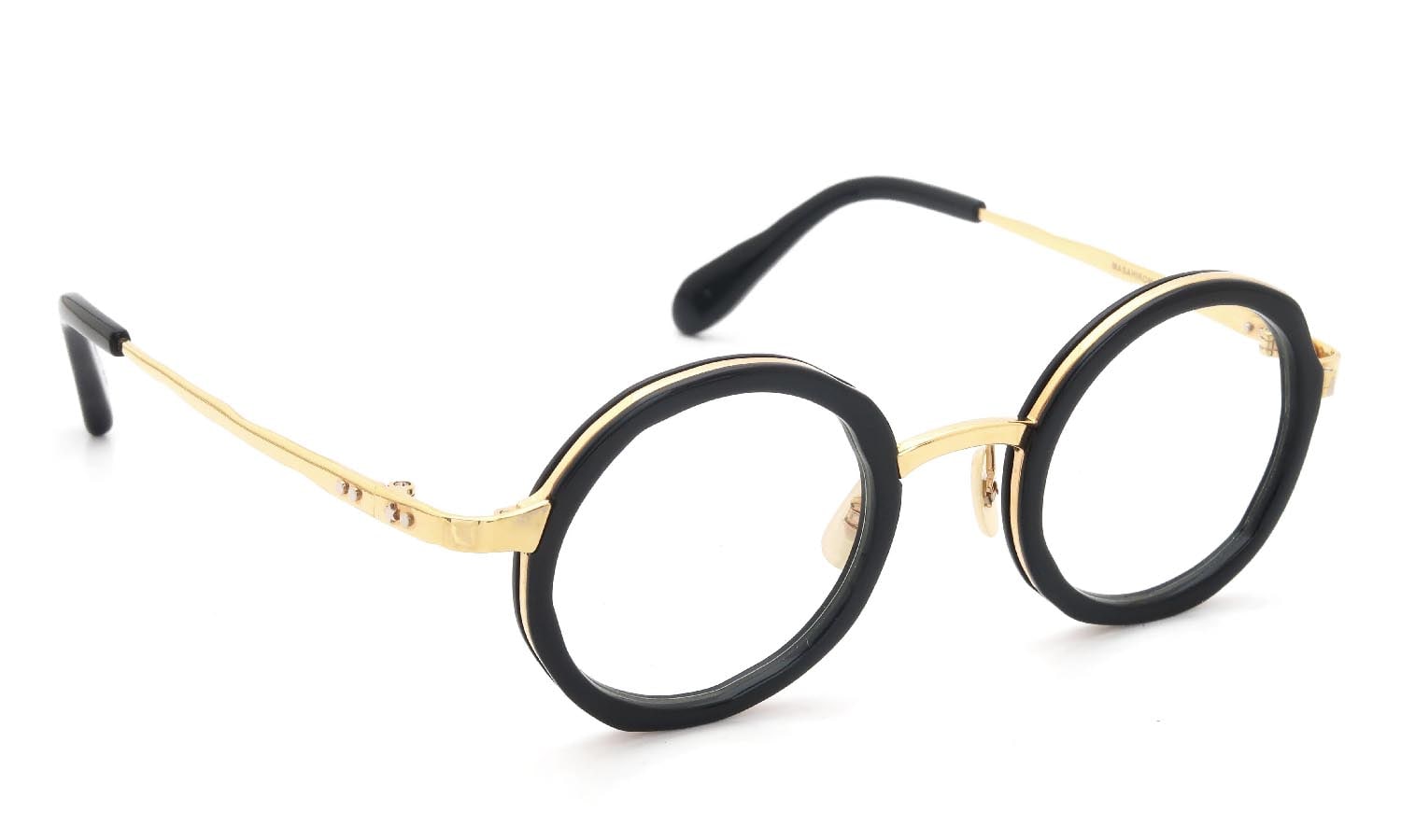 MASAHIROMARUYAMA マサヒロマルヤマ 丸メガネ MM-0013通販 col.1 BLACK