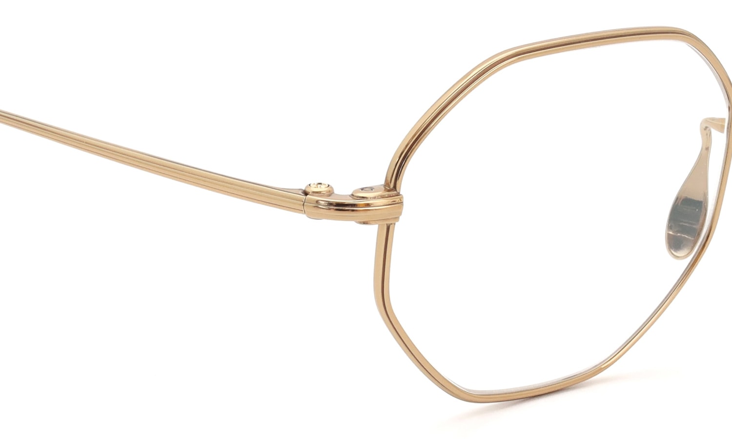 ayame アヤメ 限定生産メガネ OCTA 47size通販 BG (ブロンズゴールド