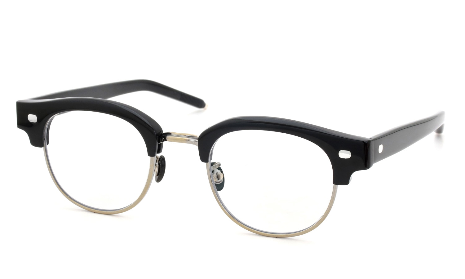 10eyevan ブロウメガネ no1 IV BR(47)通販 c.1002/4S Black/OldGold 47