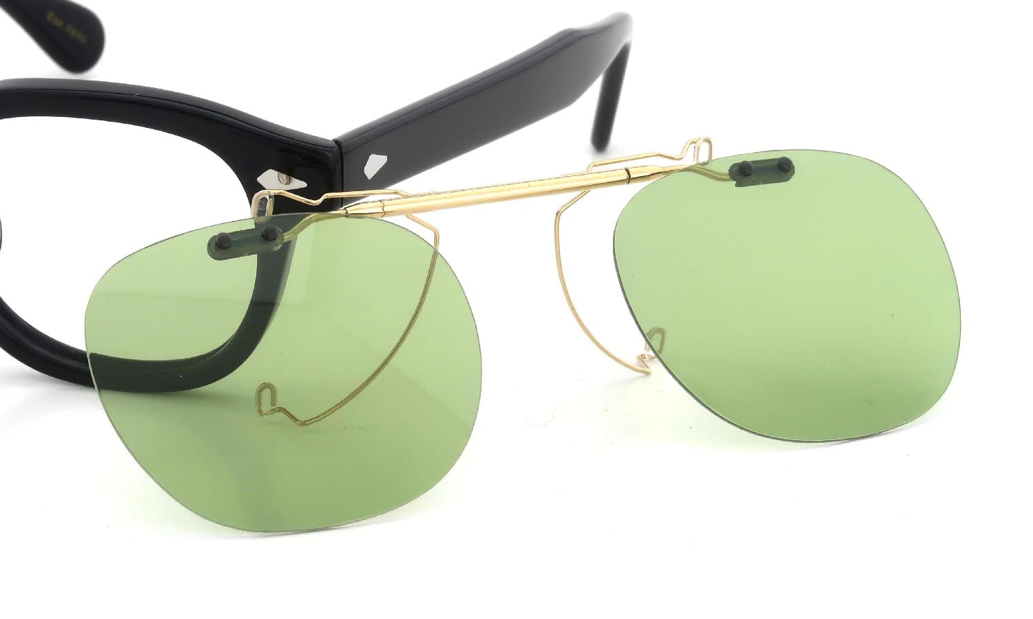 モスコット MOSCOT LEMTOSH専用 跳ね上げ偏光クリップオンサングラス