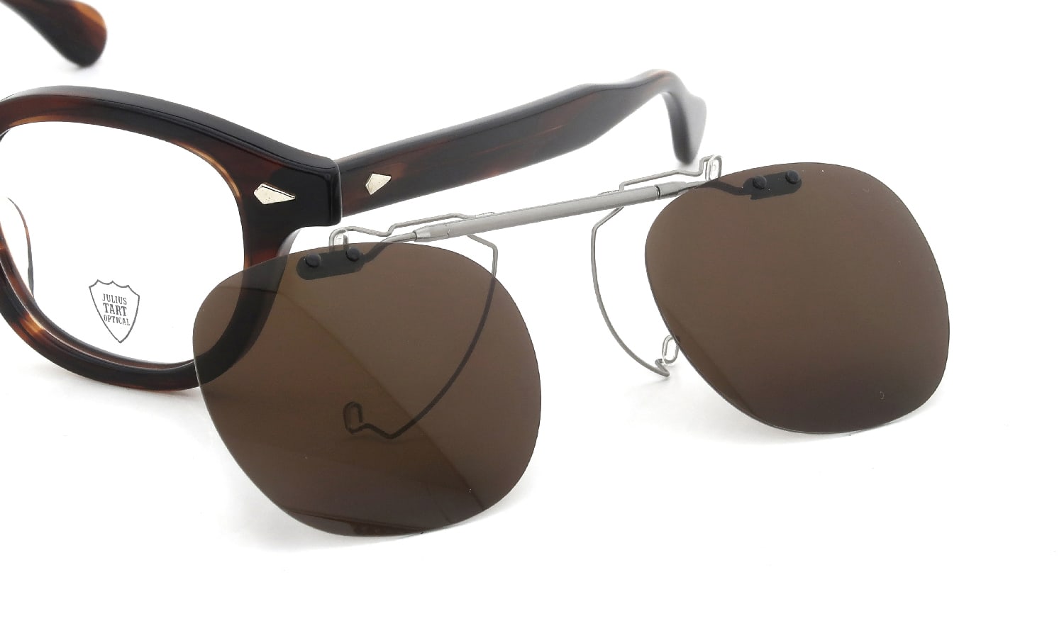 JULIUS TART OPTICAL AR専用 クリップオンサングラス DB通販 偏光