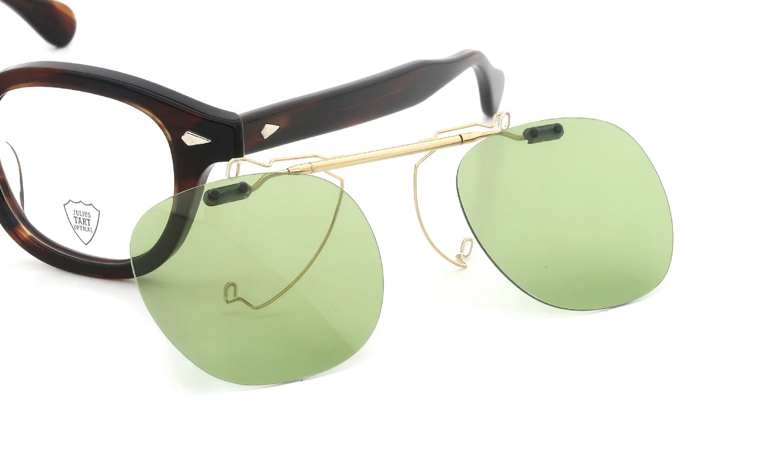 JULIUS TART OPTICAL AR専用 クリップオンサングラス LGN通販 偏光