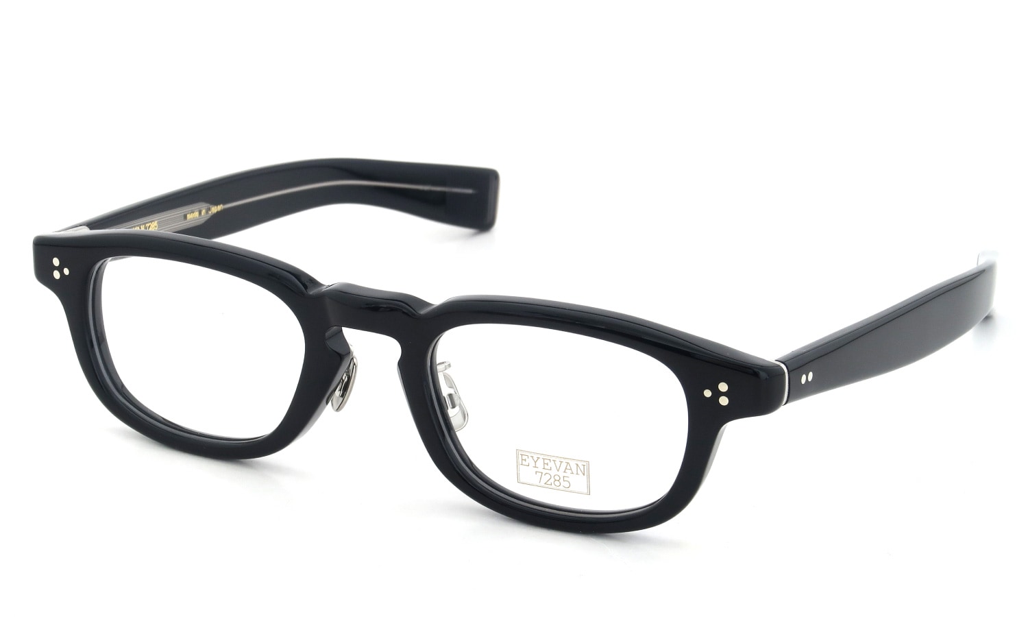 EYEVAN7285 メガネ 351 (48)通販 C.100 BLACK 48□23 正規取扱