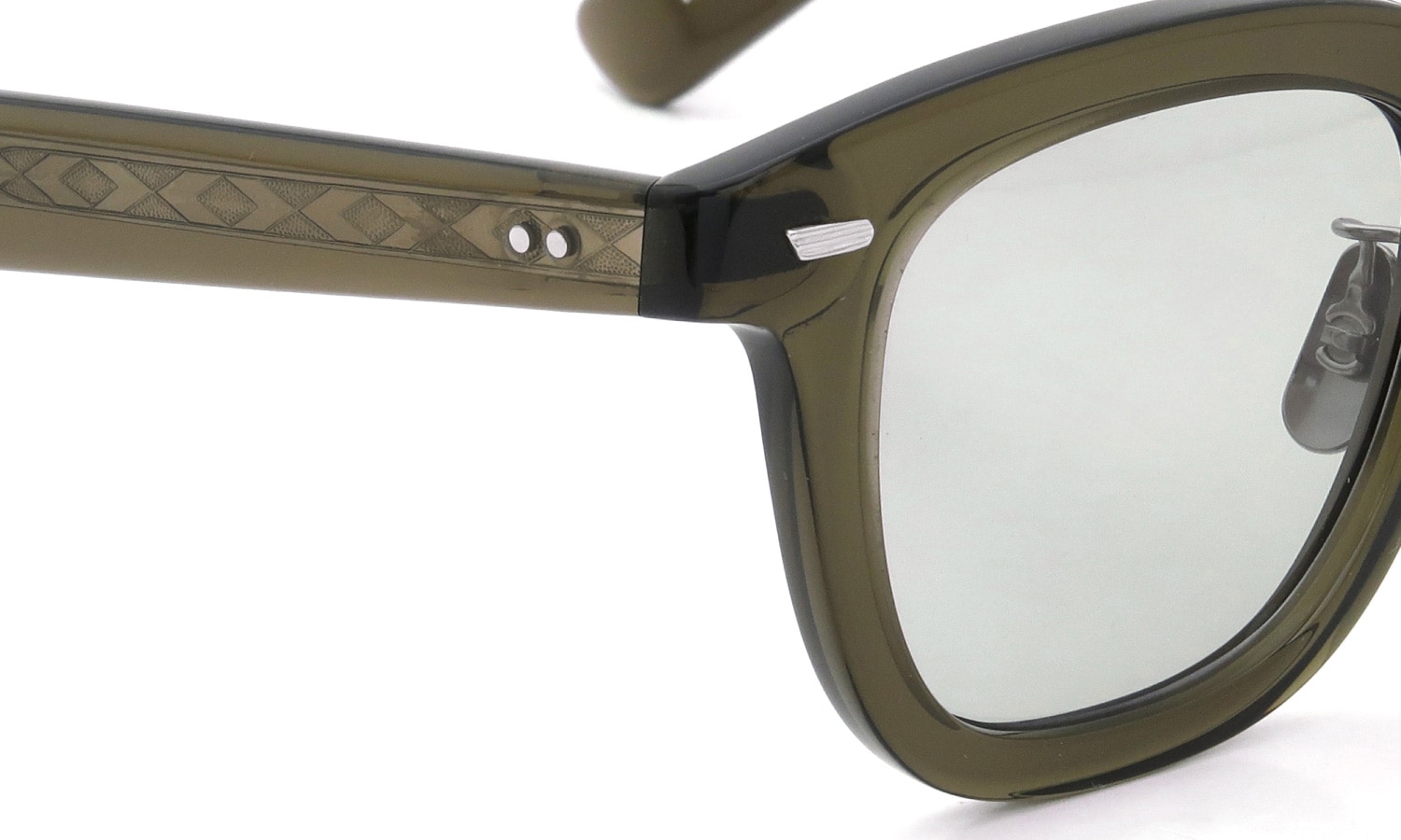 yellows plus mike 529 カーキクリア レンズ度入り yellows plus mike